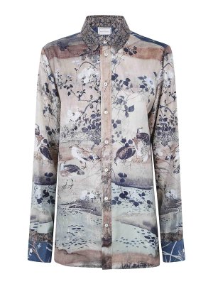 PIERRE-LOUIS MASCIA: camicie - Camicia a maniche lunghe Aloe S