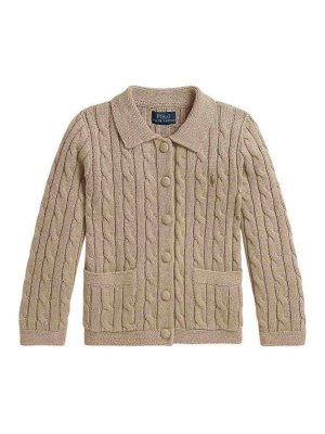 POLO RALPH LAUREN: Cárdigans - Cárdigan - Gris