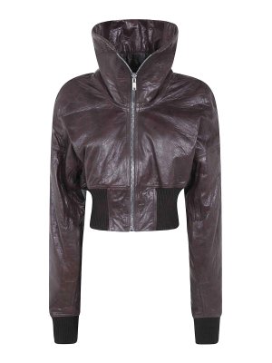 RICK OWENS: ボンバージャケット - ボンバージャケット - ブラウン