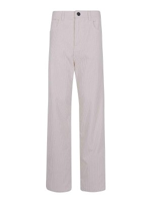ROHE: casual trousers - Bruun Signature Baggy Corduroy Trousers