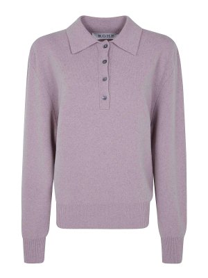 ROHE: polo shirts - Compact mouline polo