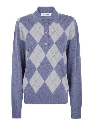 ROHE: Poloshirts - Poloshirt - Grau