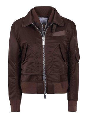 Sacai: Vestes de costume - Blazer - Marron