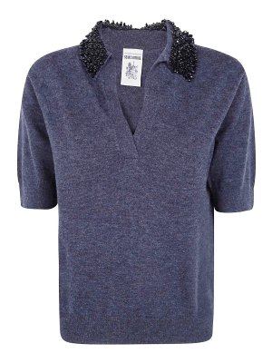 Semicouture: Poloshirts - Poloshirt - Grau
