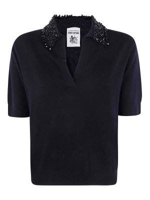Semicouture: polo - Margy Maniche Corte Collo Polo