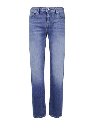 7 FOR ALL MANKIND: Jeans Rectos - Vaqueros Rectos - Azul