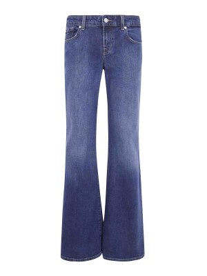 7 FOR ALL MANKIND: flared jeans - Low Flare Low Waist Flared Denim