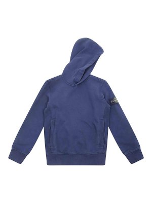 Stone Island Junior: Sweatshirts und Pullover - Sweatshirt - Blau