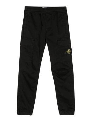 Stone Island Junior: pantaloni casual - Pantaloni affusolati regolari