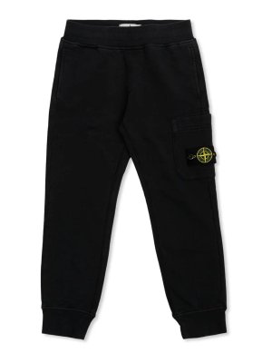 Stone Island Junior: pantaloni casual - Pantaloni classici in felpa