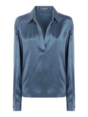 TOM FORD: Poloshirts - Poloshirt - Blau