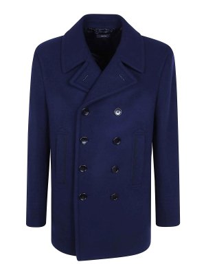 TOM FORD: ショートコート - ショートコート - ブルー