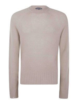 TOM FORD: crew necks - Seamless Brushed Cashmere Ls Crew Neck