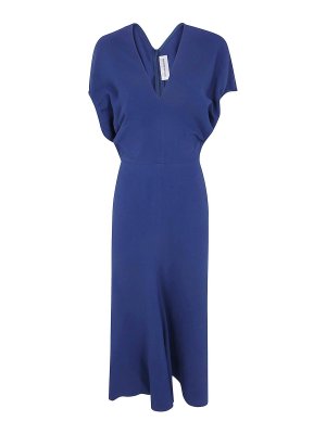 VICTORIA BECKHAM: abiti al ginocchio - Vestito  midi di Edith