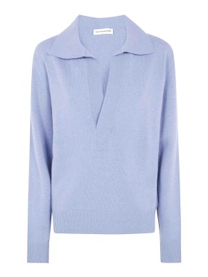 VICTORIA BECKHAM: crew necks - Polo Collar Jumper