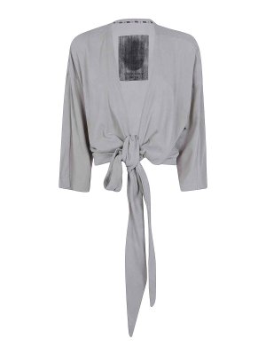 ZIGGY CHEN: t-shirts - Collarless Jersey T-Shirt