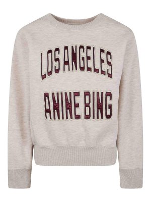 ANINE BING: スウェット＆セーター - スウェットシャツ/セーター - ヌードカラー