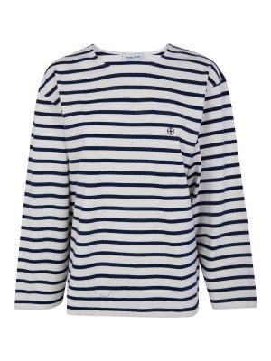 ANINE BING: T-shirts - T-Shirt - Blau
