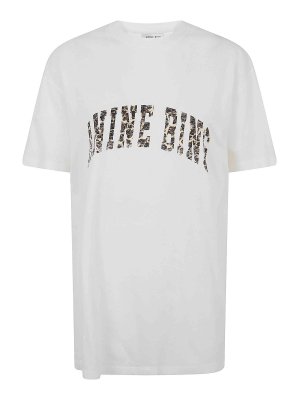 ANINE BING: t-shirts - Walker Tee  Leopard