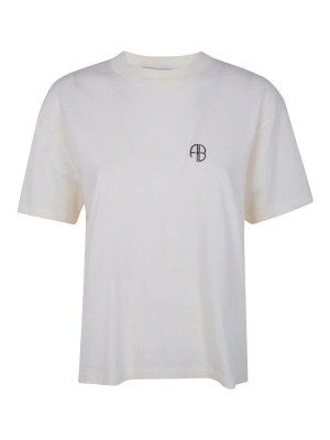 ANINE BING: t-shirts - Wagner Tee Soft Stencil