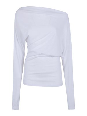 ANN DEMEULEMEESTER: トップス＆タンクトップ - トップ/タンクトップ - 白
