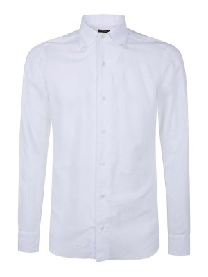 BARBA: shirts - Classic Cotton & Linen Shirt