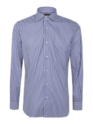 BARBA: shirts - Classic Popeline Stripes Shirt