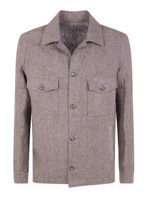 BARBA: camicie - Camicia in lino Park