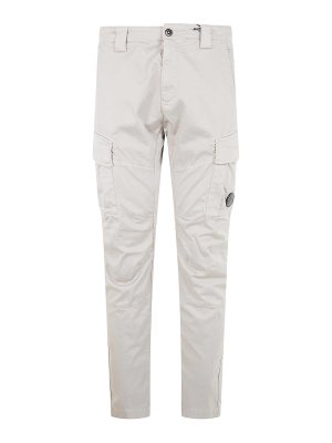 C.P. COMPANY: casual trousers - Stretch Sateen Ergonomic Cargo Pants