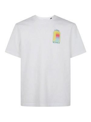 CASABLANCA: t-shirts - L`Arche Print Classic T-Shirt