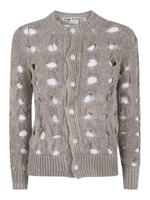 COMME DES GARCONS: カーディガン - カーディガン - ヌードカラー