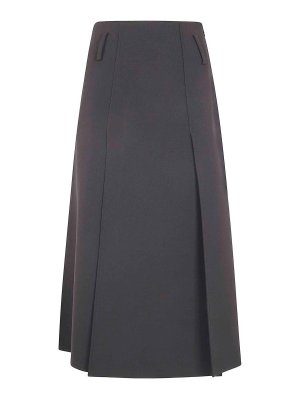 DRHOPE: ロングシャツ - ロングスカート - 黒