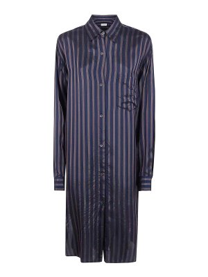DRIES VAN NOTEN: Robes courtes - Robe Courte - Bleu