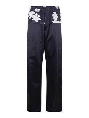 DRIES VAN NOTEN: カジュアルトラウザー - カジュアルパンツ - 黒