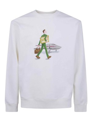 DRÔLE DE MONSIEUR: Sweatshirts & Sweaters - l`homme au tableau sweatshirt