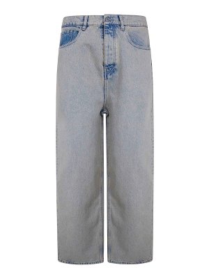 DRÔLE DE MONSIEUR: flared jeans - Baggy Dusty Jeans