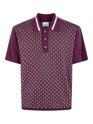 DRÔLE DE MONSIEUR: polo shirts - Jacquard Cravate Polo Shirt