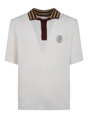DRÔLE DE MONSIEUR: polo shirts - Ajour D Miroir Polo Shirt