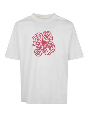 DRÔLE DE MONSIEUR: t-shirts - Slogan Hibiscus T-Shirt