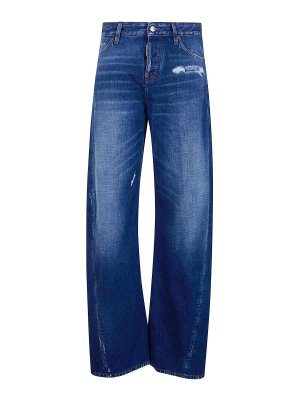 DSQUARED2: flared jeans - Loose Twst Jeans
