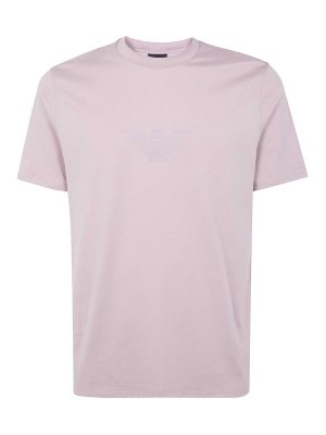 EMPORIO ARMANI: T-shirts - T-Shirt - Braun