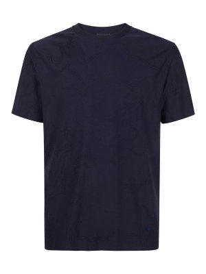 EMPORIO ARMANI: Camisetas - Camiseta - Azul