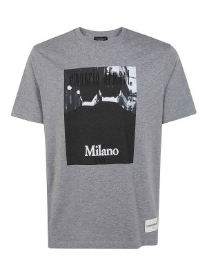 EMPORIO ARMANI: T-shirts - T-Shirt - Grau