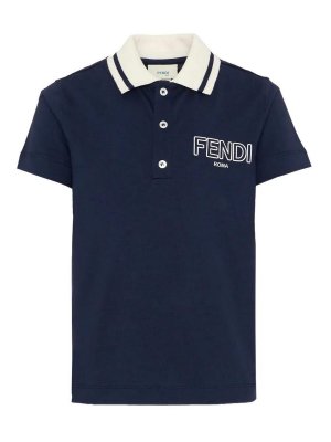 Fendi Jr: Polos  - Polo - Bleu
