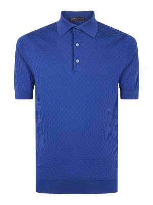 FILIPPO DE LAURENTIIS: Polos  - Polo - Bleu