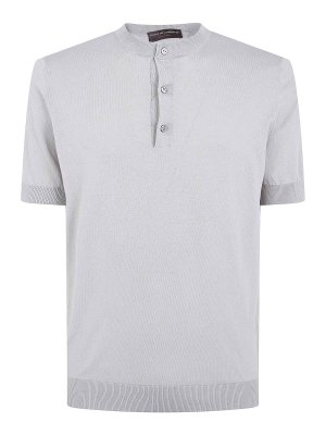 FILIPPO DE LAURENTIIS: crew necks - Serafino Short Sleeves Sweater