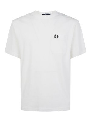 FRED PERRY: Camisetas - Camiseta - Blanco