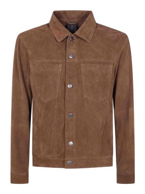GIORGIO BRATO: Jeansjacken - Jeansjacke - Braun
