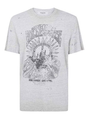 GOLDEN GOOSE: Tシャツ - Tシャツ - グレー
