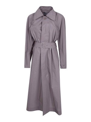 ISSEY MIYAKE: Gabardinas - Gabardina - Gris